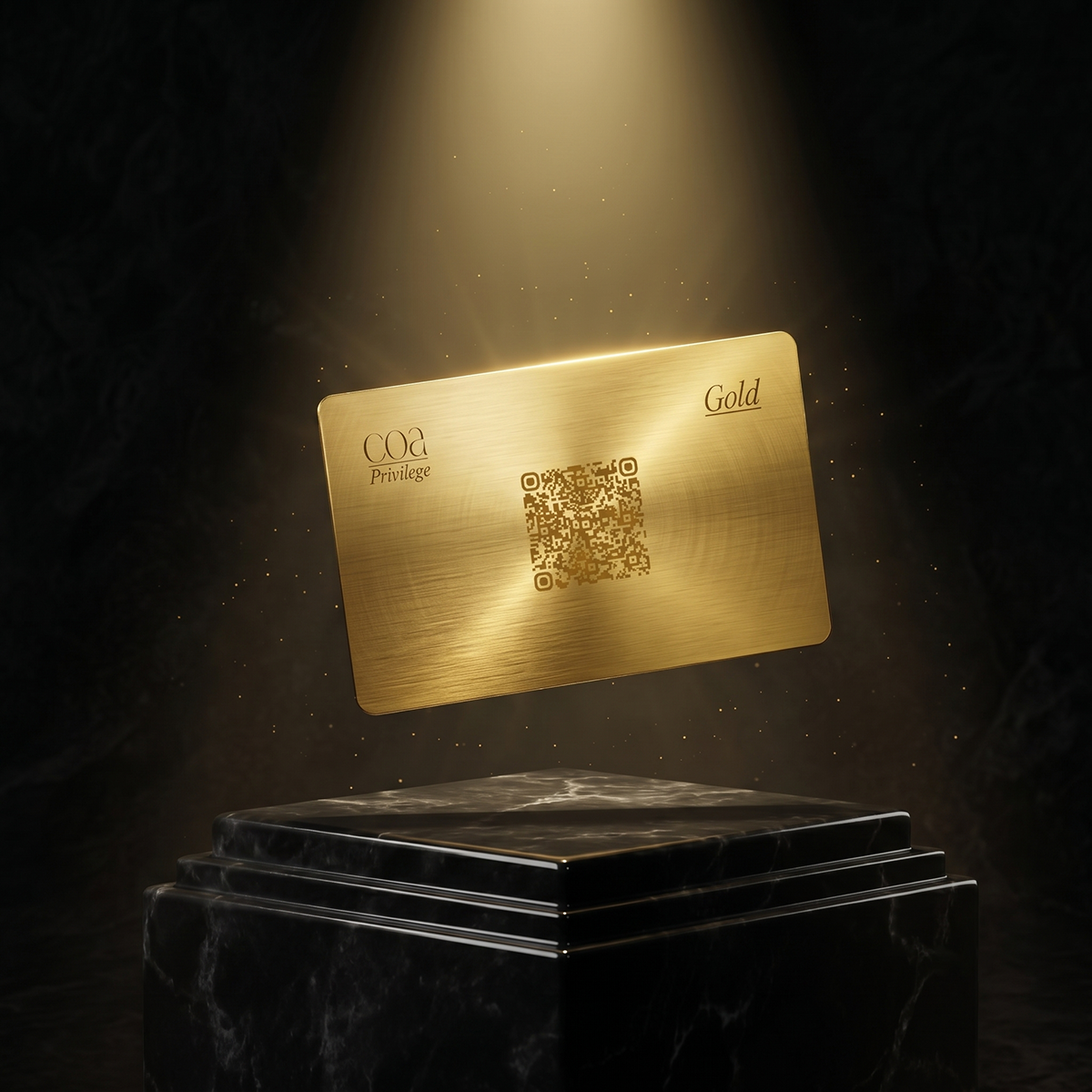 COA Gold Privilege Card